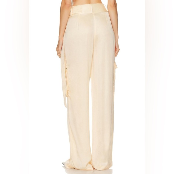 L'Academie Mel Belted Cargo Pants, Nude, Size S - Picture 4 of 11